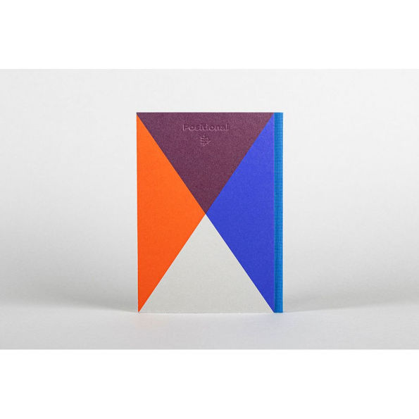 RED AND BLUE OVERLAYING TRIANGLES JOURNAL