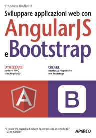Title: Sviluppare applicazioni web con AngularJS e Bootstrap, Author: Stephen Radford