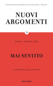 Title: Nuovi Argomenti (52), Author: AA.VV.