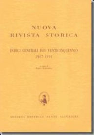 Title: Indici generali venticinquennio 1967-1991: Nuova Rivista Storica, Author: AA VV