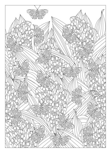 Flower Fantasy. An anti-stress coloring book with 60 illustrations