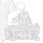 Alternative view 3 of Beauty of the Far East: A Coloring Exploration