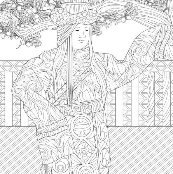 Beauty of the Far East: A Coloring Exploration