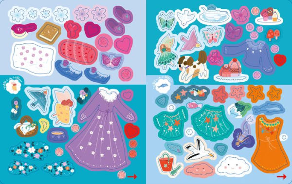 Glittery Princesses Sticker Book