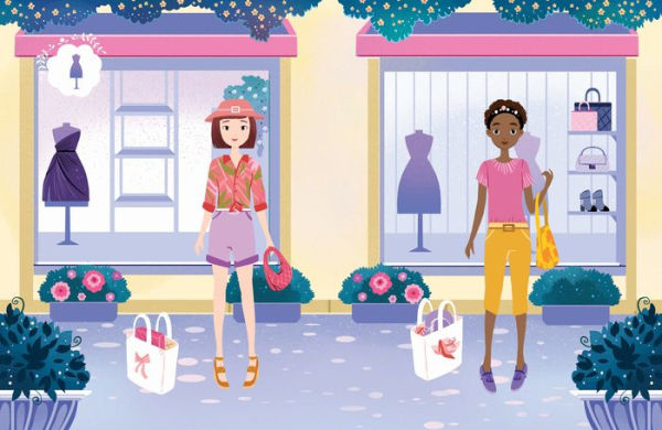 Glittery Fashion Designer Sticker Book