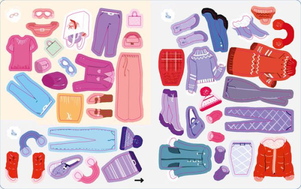 Glittery Fashion Designer Sticker Book