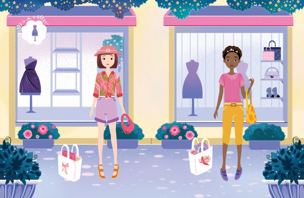 Glittery Fashion Designer Sticker Book