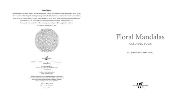 Floral Mandalas Coloring Book