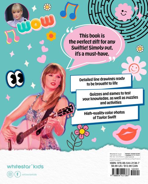 Taylor Swift: Coloring, Quizzes & Games, Photos & Facts