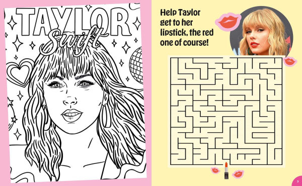 Taylor Swift: Coloring, Quizzes & Games, Photos & Facts