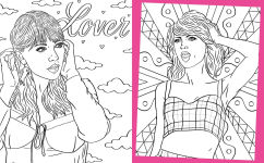 Alternative view 25 of Taylor Swift: Coloring, Quizzes & Games, Photos & Facts
