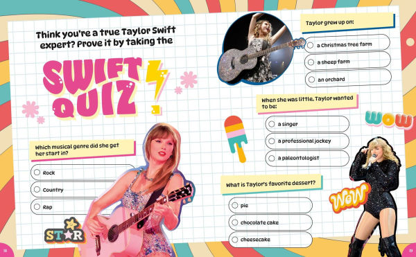 Taylor Swift: Coloring, Quizzes & Games, Photos & Facts