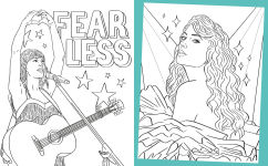 Alternative view 6 of Taylor Swift: Coloring, Quizzes & Games, Photos & Facts