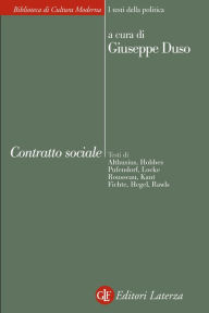Title: Contratto sociale, Author: Giuseppe Duso