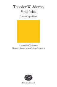 Title: Metafisica, Author: Theodor W. Adorno