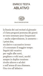 Title: Ablativo, Author: Enrico Testa