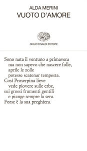 Title: Vuoto d'amore, Author: Alda Merini