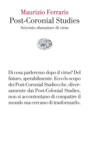 Title: Post-Coronial Studies, Author: Maurizio Ferraris