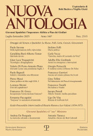 Title: Nuova Antologia - a. CLX, n. 2315, luglio-settembre 2025: Rivista di lettere, scienze ed arti. Serie trimestrale fondata da Giovanni Spadolini, Author: Edizioni Polistampa