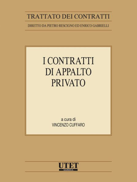 I contratti di appalto privato