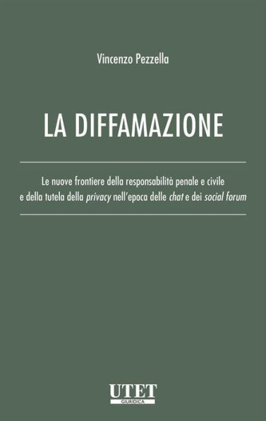 La diffamazione: Le nuove frontiere della responsabilità penale e civile e della tutela della privacy nell'epoca delle chat e dei social forum