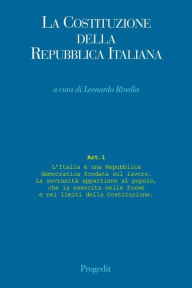 Title: La Costituzione della Repubblica italiana, Author: Leonardo Rinella