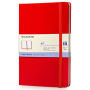 Moleskine Art Plus Sketchbook, Large, Plain, Red, Hard Cover (5 x 8.25)