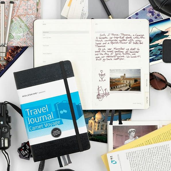 Moleskine Passion Journal - Travel, Large, Hard Cover (5 x 8.25)