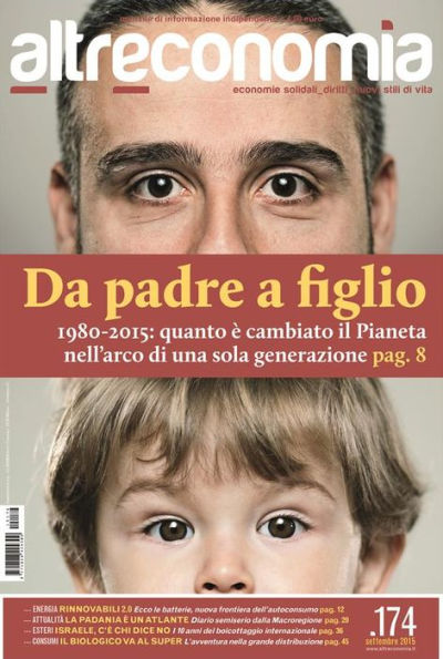 Altreconomia 174, settembre 2015: Da padre a figlio