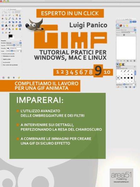 GIMP: tutorial pratici per Windows, Mac e Linux. Livello 9: Completiamo il lavoro per una GIF animata