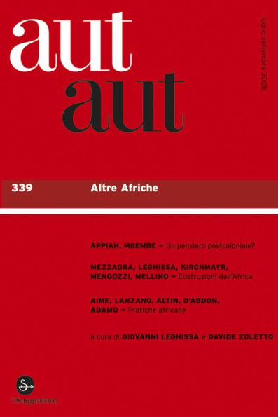 Aut aut 339 - Altre Afriche