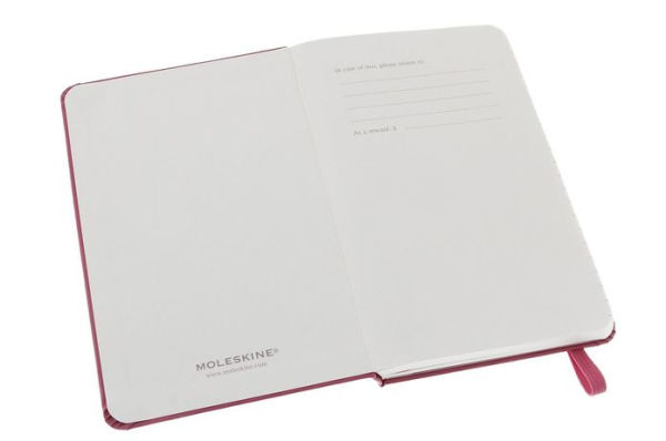 Moleskine Classic Notebook, Pocket, Ruled, Magenta, Hard Cover (3.5 x 5.5)