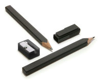 Moleskine Black Pencils & Sharpener Set