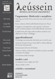 Title: Modernità e Metafisica - Leussein Rivista di studi umanistici anno III, n. 2, Author: Associazione Culturale Leusso