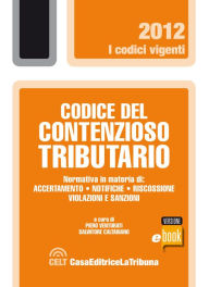 Title: Codice del contenzioso tributario, Author: Piero Venturati