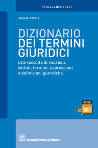 Title: Dizionario dei termini giuridici, Author: Angelo Favata