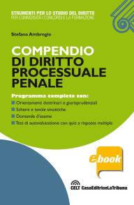 Title: Compendio di diritto processuale penale, Author: Stefano Ambrogio