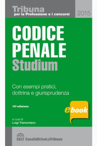 Title: Codice penale studium, Author: Luigi Tramontano