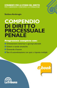 Title: Compendio di diritto processuale penale, Author: Stefano Ambrogio