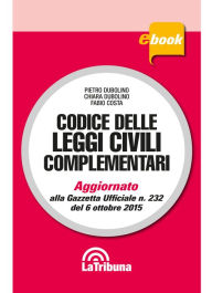 Title: Codice delle leggi civili complementari, Author: Pietro Dubolino