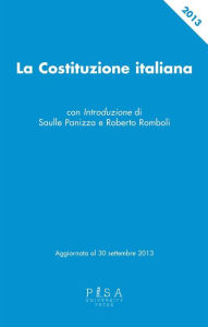 Title: La Costituzione italiana: Aggiornata al 30 settembre 2013, Author: A.A.V.V