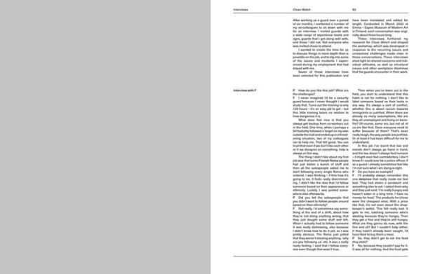 Pilvi Takala: Close Watch: The Pavilion of Finland: 59th International Art Exhibition, la Biennale di Venezia