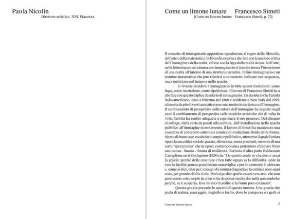 Francesco Simeti: Like a Lunar Lemon