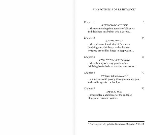 Cally Spooner: A Hypothesis of Resistance