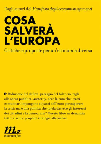 Cosa salverà l'Europa