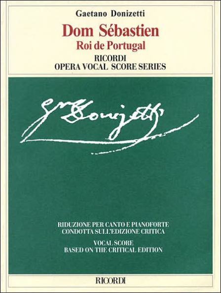 Dom Sebastien: Vocal Score