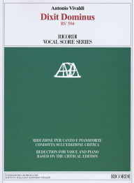 Title: Dixit Dominus RV 594: Ricordi Vocal Score Series, Author: Antonio Vivaldi