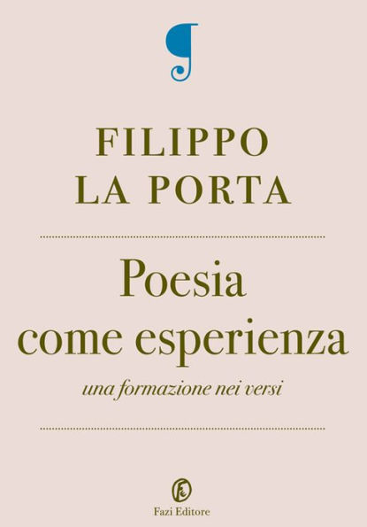 Poesia come esperienza: Una formazione nei versi