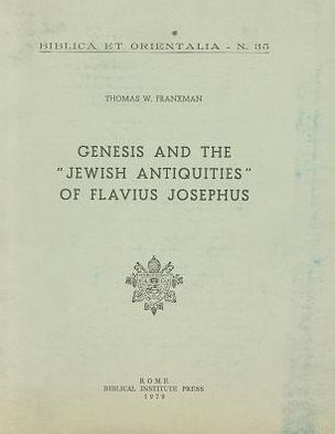 Genesis And Jewish Antiquities Of Flavius Josephus