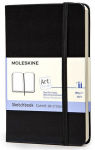 Alternative view 1 of Moleskine Art Plus Sketchbook, Pocket, Plain, Black, Hard Cover (3.5 x 5.5)